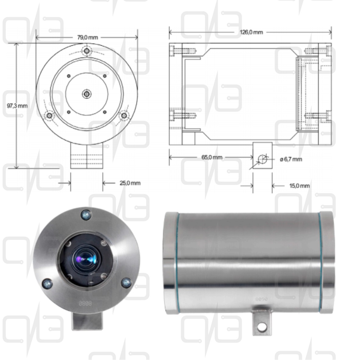 T10-VA-0-005-K-L ToughCam niteZoom Аналоговая видеокамера