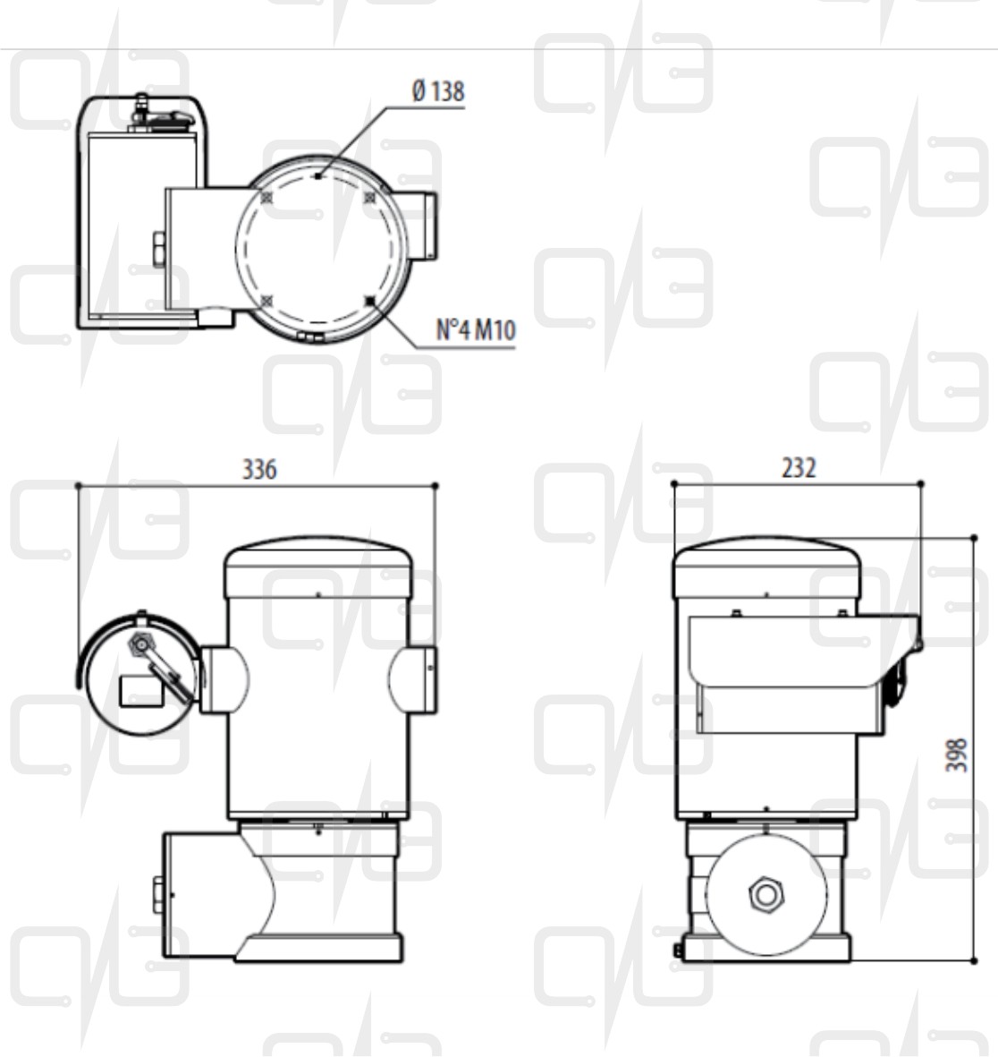 MPX-X-PVW000A-005-P AmEx PTZ Explosion-proof PTZ Camera